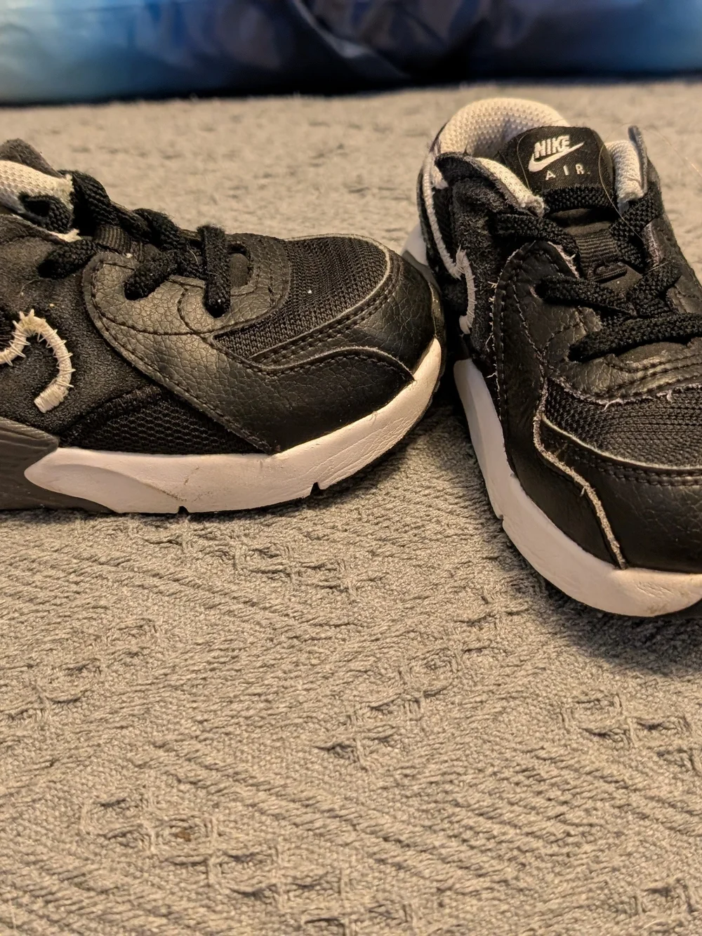 Nike Kids Black and White Air Max Sneakers